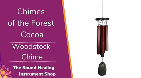 The soft, smooth tone of this wooden windchime adds a serene note to its surroundings.