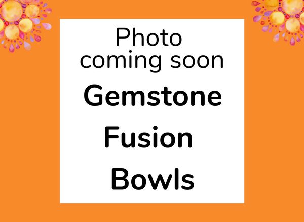 Higher 8" A4: Malachite Gemstone Fusion Crystal Singing Bowl